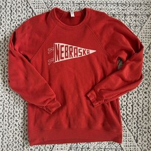 Bella Canvas Red Fleece Sweatshirt
